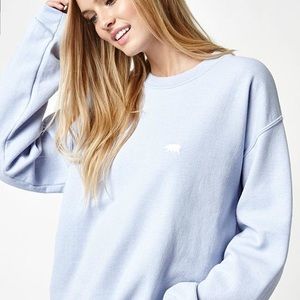 NEW Brandy Melville baby blue bear sweatshirt